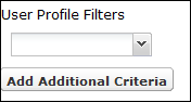 Add a User Profile Filter