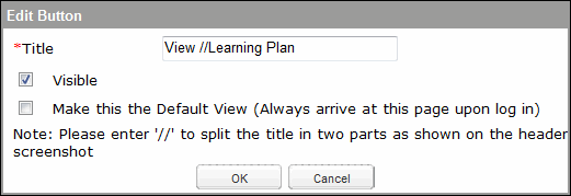 Edit Button for the Navigation page in Skillport Admin