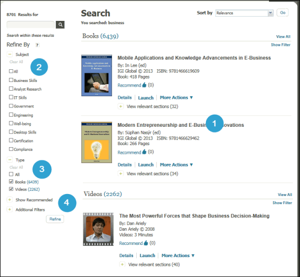Skillport Search Results Books