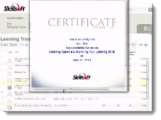 Print a Certificate of Completion tutorial