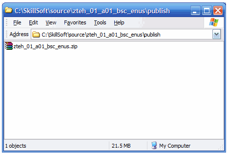 SST publish folder