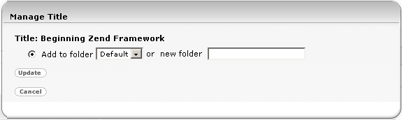 Create a new folder form