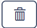 delete button, gray trashcan