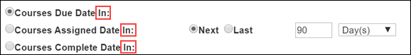 options for due date, assigned date, and complete date and in time selection