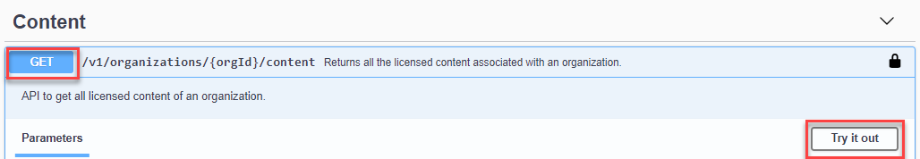 Collections function with a GET button next to it