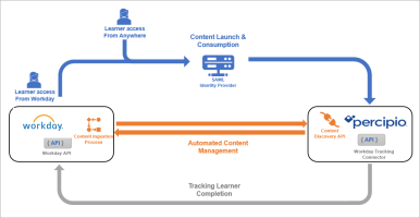 workday, percipio flow chart