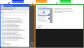 Screenshot with the three windows: contnet pane, lab toolbar, and device pane
