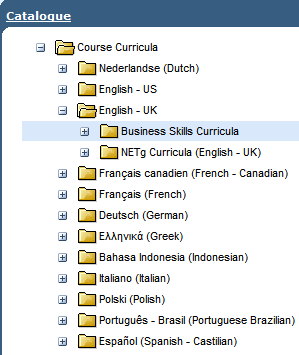 Certification curricula in the SkillPort catalogue