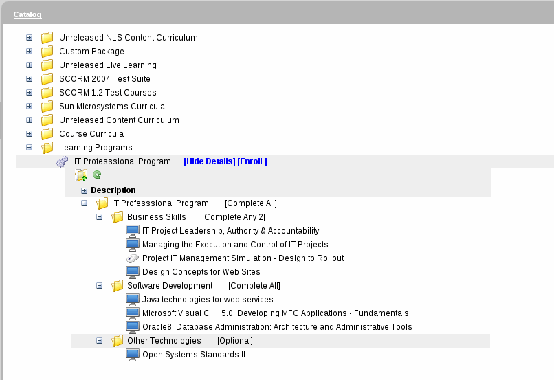 example learning programme