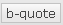 HTML Blockquote icon