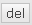 HTML Delete icon