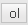 HTML Ordered List icon