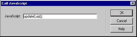 Call JavaScript Dialog Box