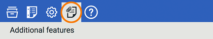 Additional features tab