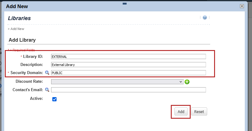 Add library page