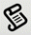 Log panel button, black outline of scroll