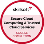 Skillsoft course completion badge