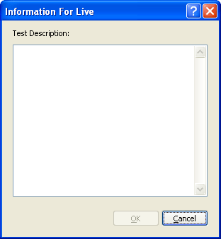 Information for live box