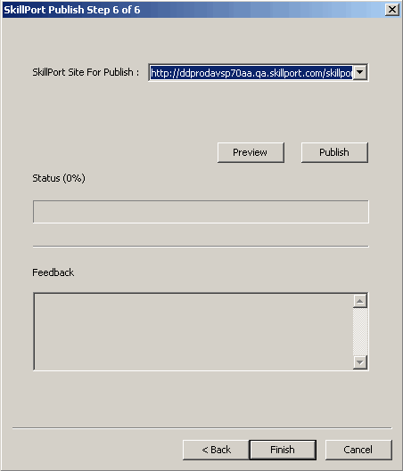step 6 direct publish to SkillPort