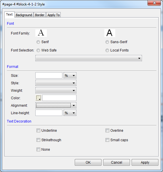 The Style Editor