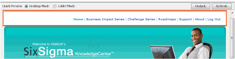 Highlight style in Quick Preview check box displays an orange outline in the Quick Preview pane around the area referenced by the style selected