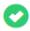 published icon, white checkmark in green circle