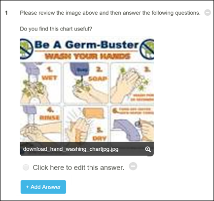 New answer added under a question that says "click here to edit this answer"