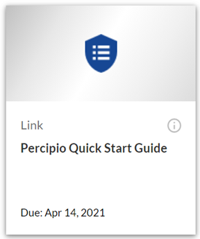 Link content card as seen on the learner's Learning Plan
