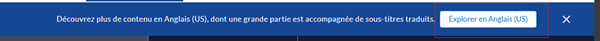 Screenshot of button to explore in English.