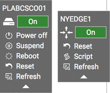 device control options