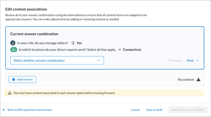 edit content associations field