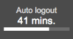 Auto logout reset graphic