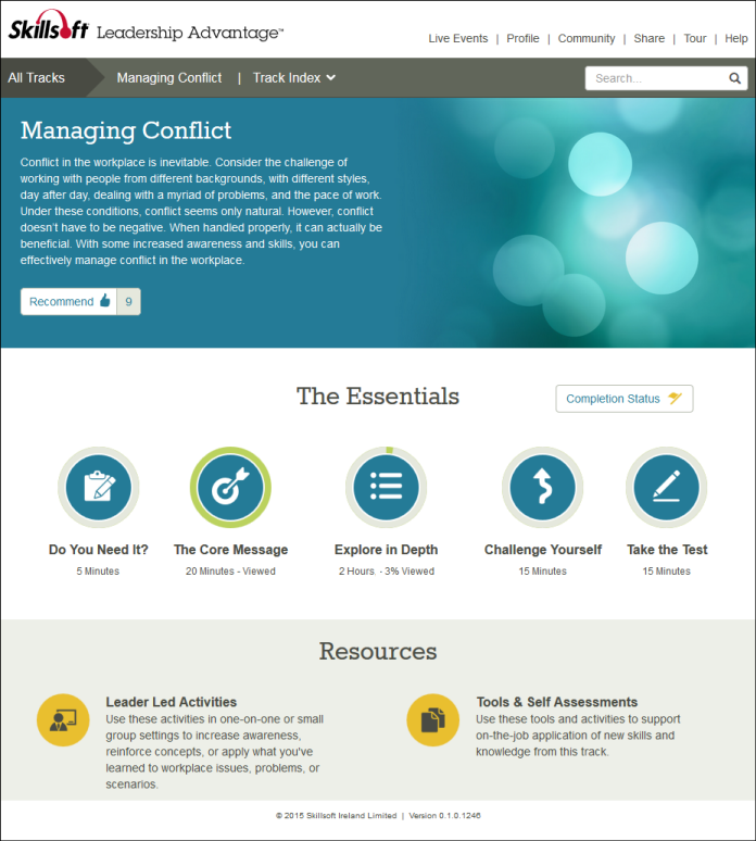 Track Home Page