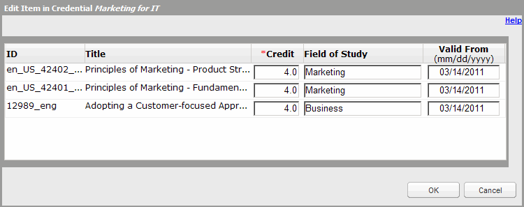 image of the edit item screen in Credentials Manager