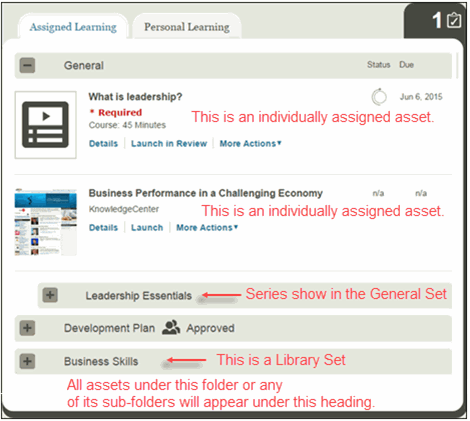 Skillport Learner Content example