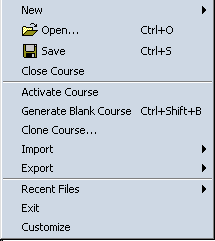 SST File Menu