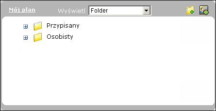 M�j plan, przedstawiajacy folder Planu rozwoju