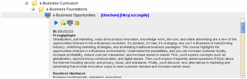 Strona podsumowania zasobu, wyswietlajaca lacze Udostepnij