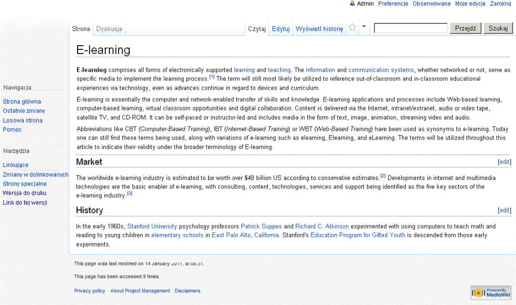 Wyswietl artykul w wiki
