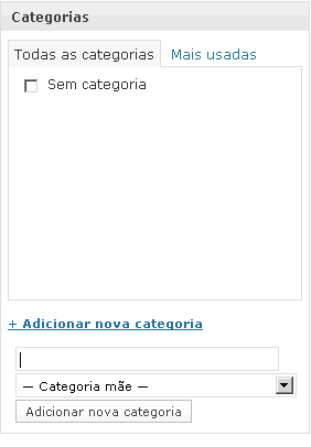 Adicionar Categoria