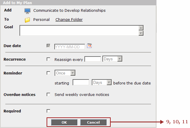 显示颜色可自定义的元素的示例对话框